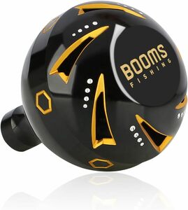 38mm ブラック Booms Fishing リール ハンドルノブ ハンドル シマノ A ダイワ S 交換用 リール ハンドルノ