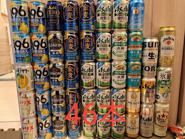 ビール 発泡酒 お酒 チューハイ 詰め合わせ　46本