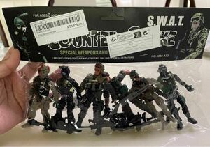 新品 SWAT スワット アメリカ フィギュア 6個セット