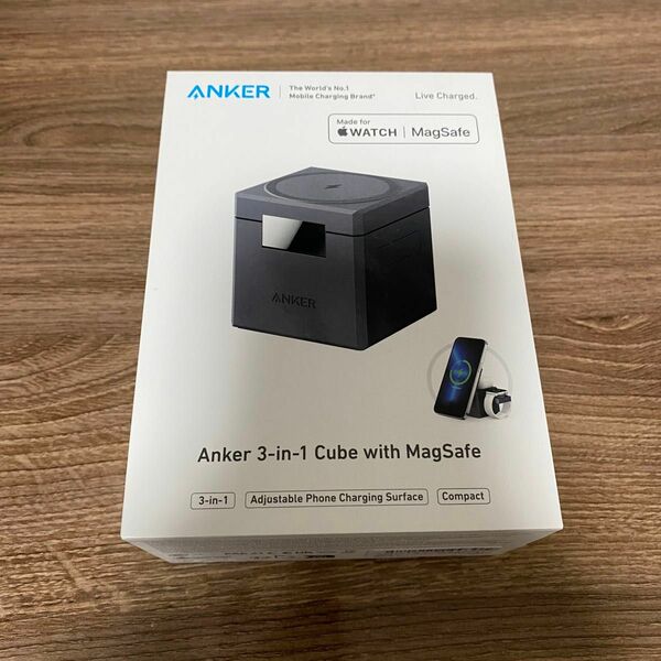 Anker 3 in 1 Cube with MagSafe マグネット 充電器
