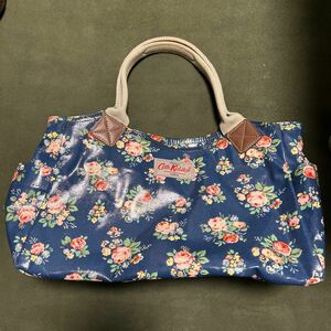 キャスキッドソン　CathKidston　トートバッグ 花柄　紺色　ネイビー　バッグ