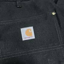 デッドストック Carhartt ダブルニー ペインターパンツ カーハート ブラック W36 L30 ビンテージ ワークパンツ USA製 未使用_画像5