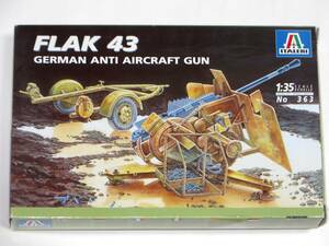 ita rely FLAK43 against empty machine .1/35 Germany 