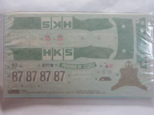 フジミ 1/24 ニッサン BNR32 スカイライン GT-R Gr.A '92 (HKS） デカール カルトグラフ