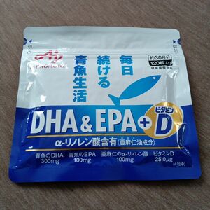 味の素 DHA＆ EPA+ ビタミンD120粒入賞味期限2026年2月