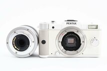 ★良品★PENTAX ミラーレス一眼 Q レンズキット ホワイト PENTAX QLKWH D416_画像4