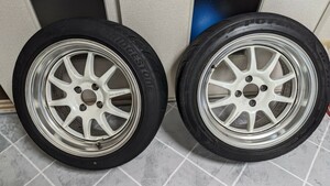 GAB SPORTSアルミホイール８Ｊx16 ４Ｈ PCD100 OFFSET32 2本 