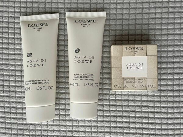 Loewe hair care and soap set