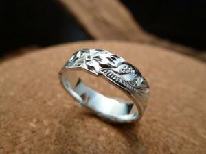 [US12]6mm cut out * Hawaiian jewelry ring 26 number silver accessory silver925 lady's birthday present memory day present 