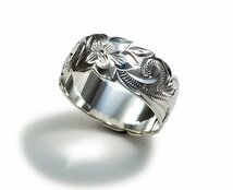 [US10.5]ワイド幅8ｍｍカットアウト★シルバーリング22.5号シルバーアクセサリーsilver925レディース誕生日プレゼント記念日贈り物_画像1