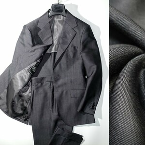  almost unused SOVEREIGN spring summer mo hair wool eminent car li feeling cloth a little over . thread UNITED ARROWS Sovereign solid suit dark gray 44 S~M size 