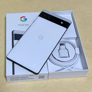 【SIMフリー/中古】Google Pixel 6a チョーク★判定〇/残債なし/UQ版SIMフリー★　051012