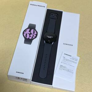 【中古】Galaxy Watch6 40mm［SM-R930NZKAXJP］グラファイト ☆スマートウォッチ　05235
