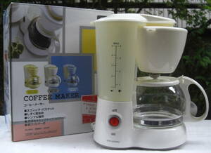 (株)ドウシシャ/DCM-02:家庭用COFFEE MAKERカラーホワイト中古完動美品5.15 