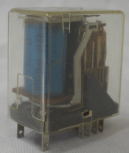 ORIGINAL ELEC,,MFG,10/385Ω14 pin square shape, relay 5 piece 1. Vintage unused goods R060512