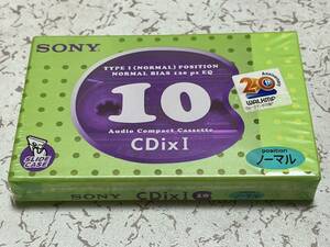 未使用品 SONY CDix Ⅰ カセットテープ 10分 ノーマル　未開封品 新品　　