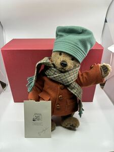 【希少】Paddington Bear R.JOHN WRIGHT パディントンベア　テディベア　ぬいぐるみ 2500体限定　シリアルナンバー0514 約37cm