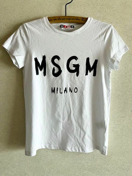 MSGM ブラッシュロゴTシャツ XSサイズ