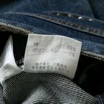 送料込！定2.8万◆BURBERRY BLUE LABEL バーバリーブルーレーベル◆スタッズクロップドデニムパンツ36◆_画像7