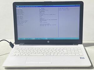 Bios 起動確認済み HP LAPTOP 15-BS0XX インテル Core i5-7200Uメモリ8GB/15.6インチ ジャンク446