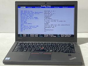 筐体破損 Bios 起動確認済み Lenovo ThinkPad X270 Intel Core i5-6200U メモリ4GB 12.5インチ ジャンク481