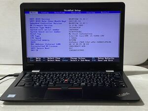 バッテリー欠品 Lenovo Thinkpad 13 / Core i5 7200U メモリ 8GB 13.3インチ ジャンク484