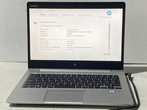 バッテリー不良　HP EliteBook 830 G5 i5-8130Uメモリ4GB/13.3インチ ジャンク504