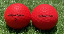 TaylorMadeテーラーメイド DISTANCE＋SOFT 2019年モデル 【A級ランク】12個セット マットRED 49_画像2