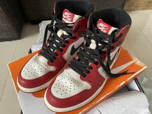 AIR JORDAN 1 HIGH OG "LOST ＆ FOUND CHICAGO" DZ5485-612 （バーシティレッド/ブラック/セイル/モスリン）