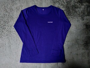 mont-bell モンベル　 長袖 Tシャツ　レディースＳ