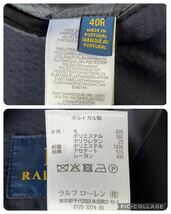 Lサイズ 美品 ◎ 現行タグ POLO Ralph Laurenポロ ラルフローレン シアサッカー アンコンジャケット テーラード ネイビー シングル 春夏_画像10