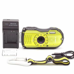 【極上品】 RICOH WG-4 ライムイエロー #3351