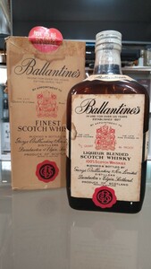  1000円～　Ballantine's FINEST バランタイン ファイネスト　赤紋章 　　スコッチウイスキー　液面低下有