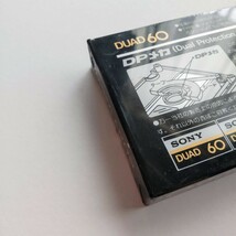 未使用 SONY DUAD 60 カセットテープ 1本　TYPE III (Fe-Cr) Position 未開封 デッドストック type3_画像5