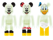 Happyくじ Disney HALLOWEEN MONSTER WOW! ベアブリック （BE@RBRICK）ミッキーマウス おばけ Ver 中古美品_画像4