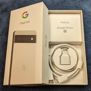 空箱と付属品 Google Pixel 6a Snow 128 GB