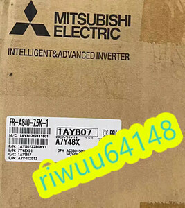 【保証付き】【送料無料】★新品！　MITSUBISHI/三菱 　 FR-A840-7.5K-1　　インバーター