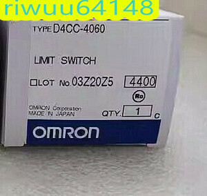 【保証付き】【送料無料】★新品！　OMRON/オムロン　D4CC-4060 小形リミットスイッチ
