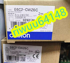 【保証付き】【送料無料】★新品！　OMRON/オムロン　 E6C2-CWZ6C (10-100P/R 200P/R-1000P/R 1024P/R 1200P/R 1500P/R選択可)