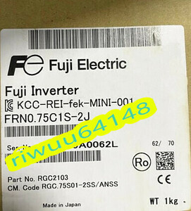 【保証付き】【送料無料】★新品！FUJI / 富士電機 FRN0.75C1S-2J　 インバーター