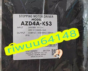 【保証付き】【送料無料】★新品！　Orientalmotor　AZD4A-KS3