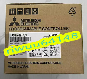 【保証付き】【送料無料】★新品！　MITSUBISHI/三菱 　FX3U-48MT/DS 　マイクロシーケンサー 基本ユニット