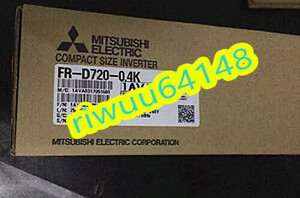 【保証付き】【送料無料】★新品！　MITSUBISHI/三菱 　FR-D720-0.4K インバータ 　