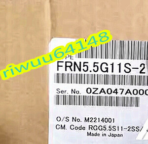 【保証付き】【送料無料】★新品！FUJI / 富士電機 　FRN5.5G11S-2　インバーター