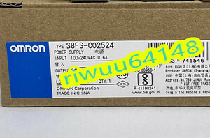 【保証付き】【送料無料】★新品！　OMRON/オムロン　 S8FS-C02524　　安定化電源 DC24V 1.1A 25W