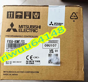 【保証付き】【送料無料】★新品！　MITSUBISHI/三菱 　FX5U-80MT/ES　シーケンサー