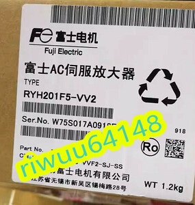 【保証付き】【送料無料】★新品！FUJI / 富士電機 　 RYH201F5-VV2　　サーボドライブ