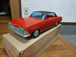  domestic production famous car collection Crown hardtop SL( leather top ) company name Ichiko tin plate car omo tea length 50 centimeter width 20 centimeter degree box attaching 