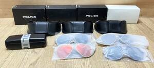 未使用☆ POLICE ポリス サングラス 眼鏡 小物 アイウェア ファッション ブランド ケース付き 大量 まとめて 12点 J1