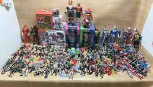  unused great number equipped Kamen Rider Ultraman Squadron hero monster special effects series etc. sofvi figure large amount together 220 point and more W21